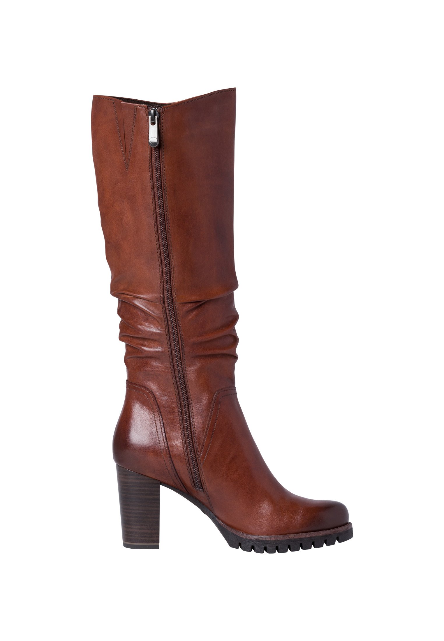 Marco Tozzi Laarzen met hoge hak - cognac antic/Bruin - Zalando.be