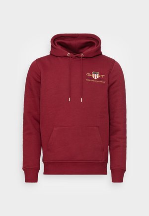 Kapuzenpullover - bordeaux