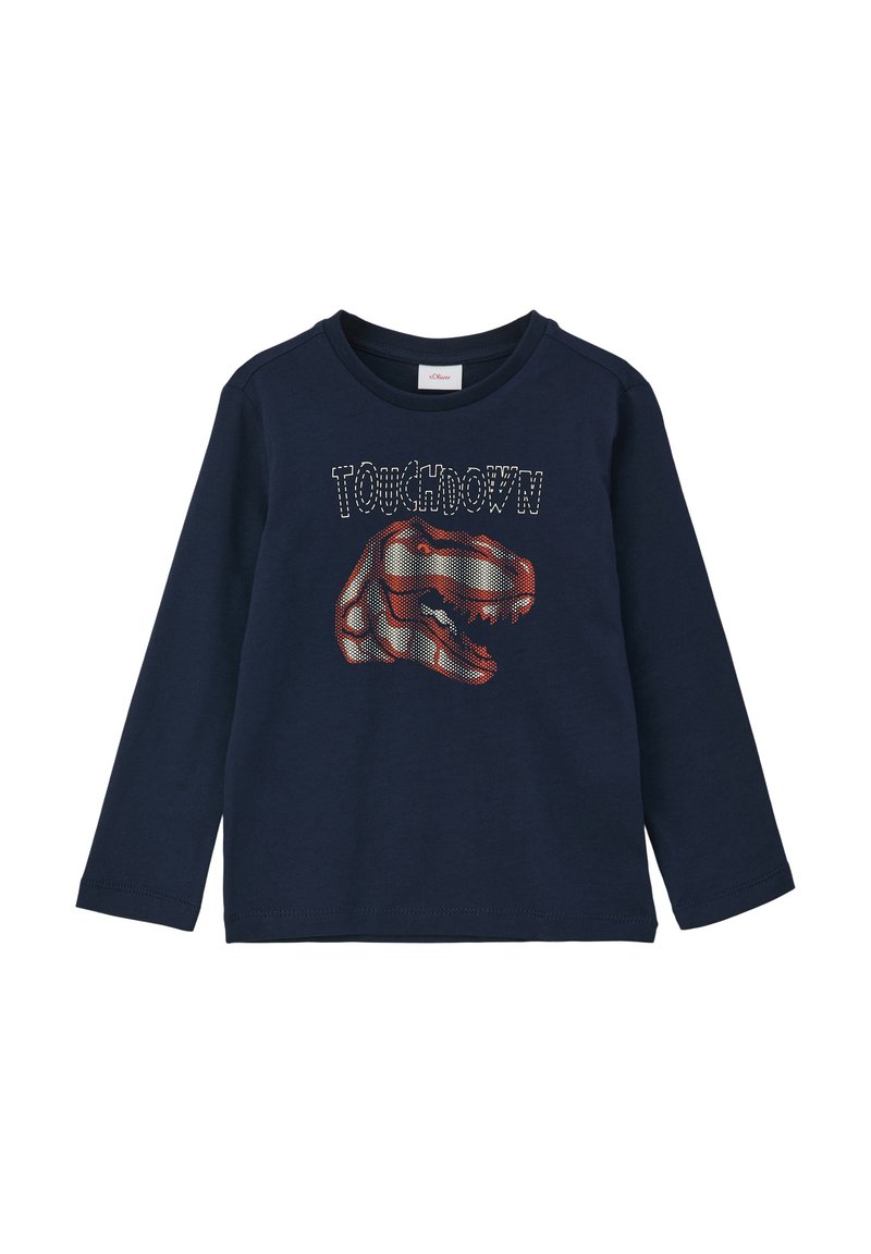 s.Oliver MIT DINO-MOTIV - Langarmshirt - navy
