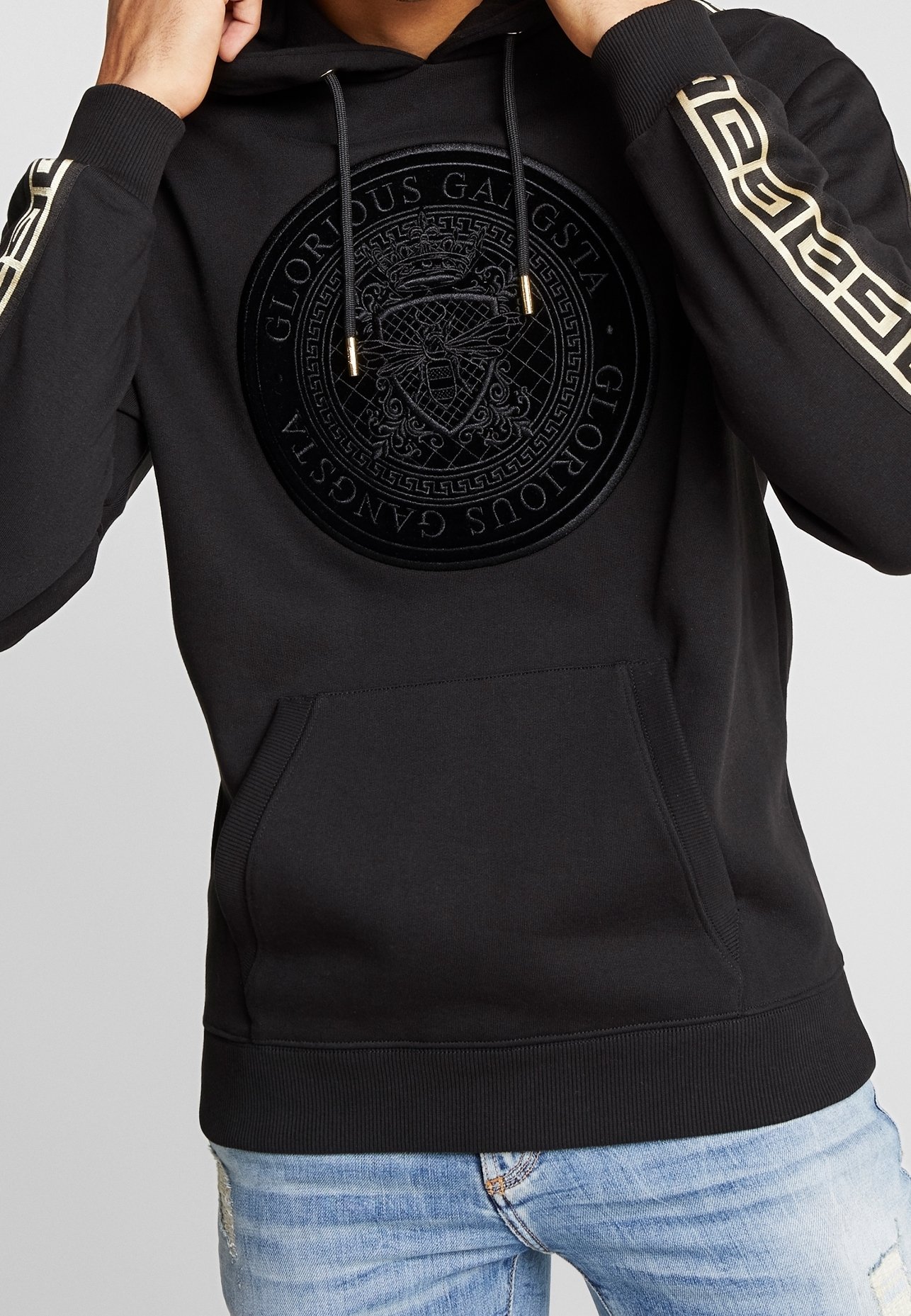 Höhenhorn Woodberg - Felpa con cappuccio da uomo, Blu scuro, S