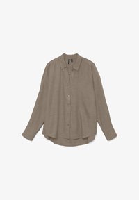 Vero Moda VMMELANEY QUEENY LS SHIRT WVN NOOS - Camicia - laurel wreath/verde screziato Vero Moda VMMELANEY QUEENY LS SHIRT WVN NOOS - Camicia - laurel wreath/verde screziato