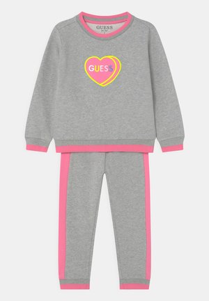 TODDLER ACTIVE PANTS SET - Tepláková souprava - light stone heather
