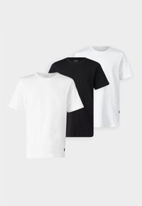 JJENOA TEE 3 PACK - Osnovna majica kratkih rukava - white/black