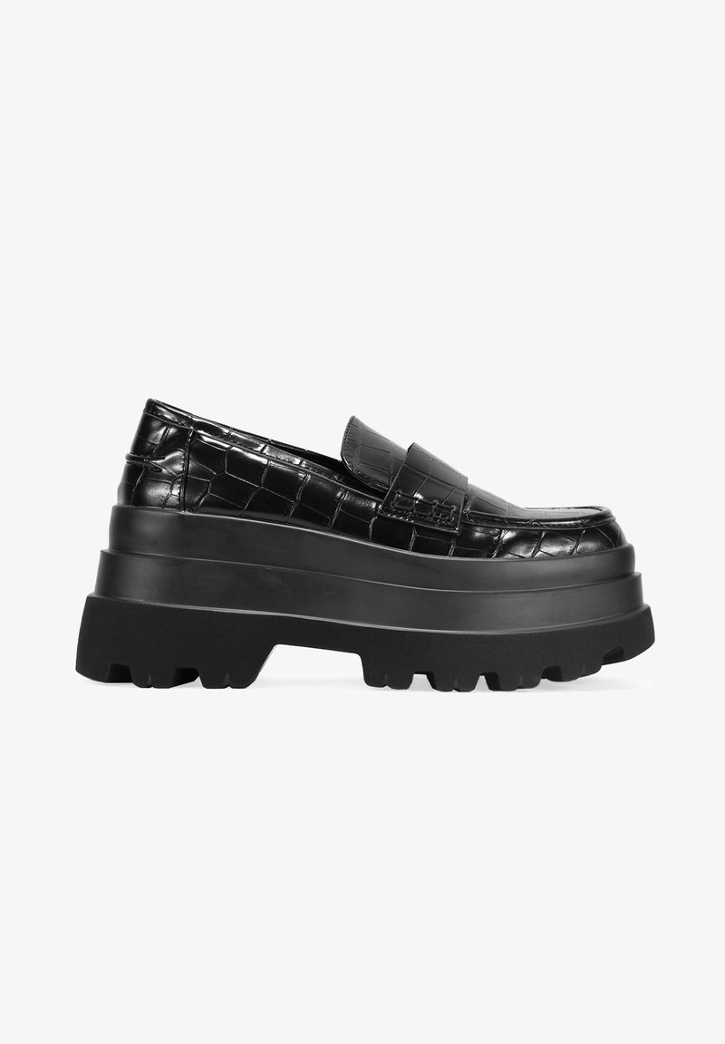 Bosanova EFECTO COCODRILO - Zapatos sin cordones - black