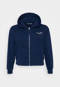 SCRIPT ZIP HOODIE - Sweatjacke - dark night navy