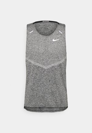 RISE TANK - Μπλούζα - black/heather/reflective silver