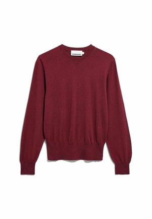 ARMEDANGELS, FINE KNIT - Pullover - velvet red
