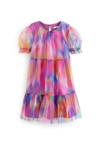 Next TIERED TULLE - Koktejlové šaty / šaty na párty - pink purple rainbow sparkle