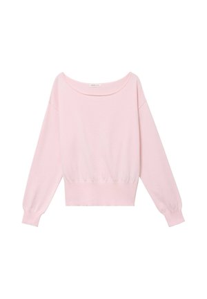 Cache Cache, CACHE CACHE CACHE CACHE WEIT GESCHNITTENER LANGARM-PULLOVER - Striktrøje - rose clair