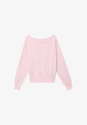 Cache Cache, CACHE CACHE CACHE CACHE WEIT GESCHNITTENER LANGARM-PULLOVER - Striktrøje - rose clair