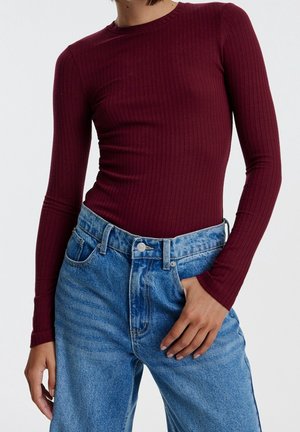 EDITED, Longsleeve - dark red