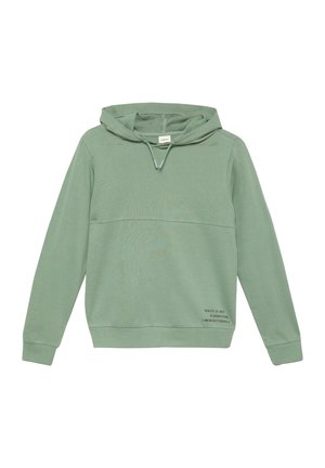MIT-DETAILS - Kapuzenpullover - salbeigrün