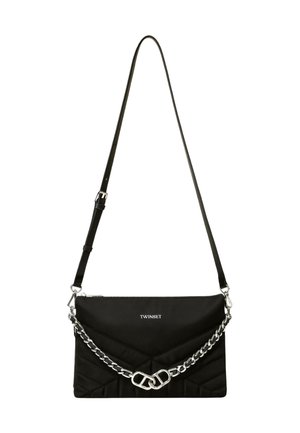 CON SOFFIETTI - Borsa a tracolla - nero