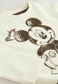 Next REGULAR FIT - MICKEY MOUSE  - T-shirt à manches longues - oatmeal
