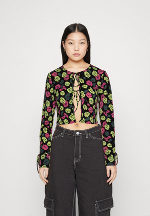 ONLY ONLPELLA TWO STRINKS - T-shirt à manches longues - black