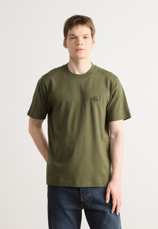 FRODE LOGO TEE - Basic T-shirt - kalamata
