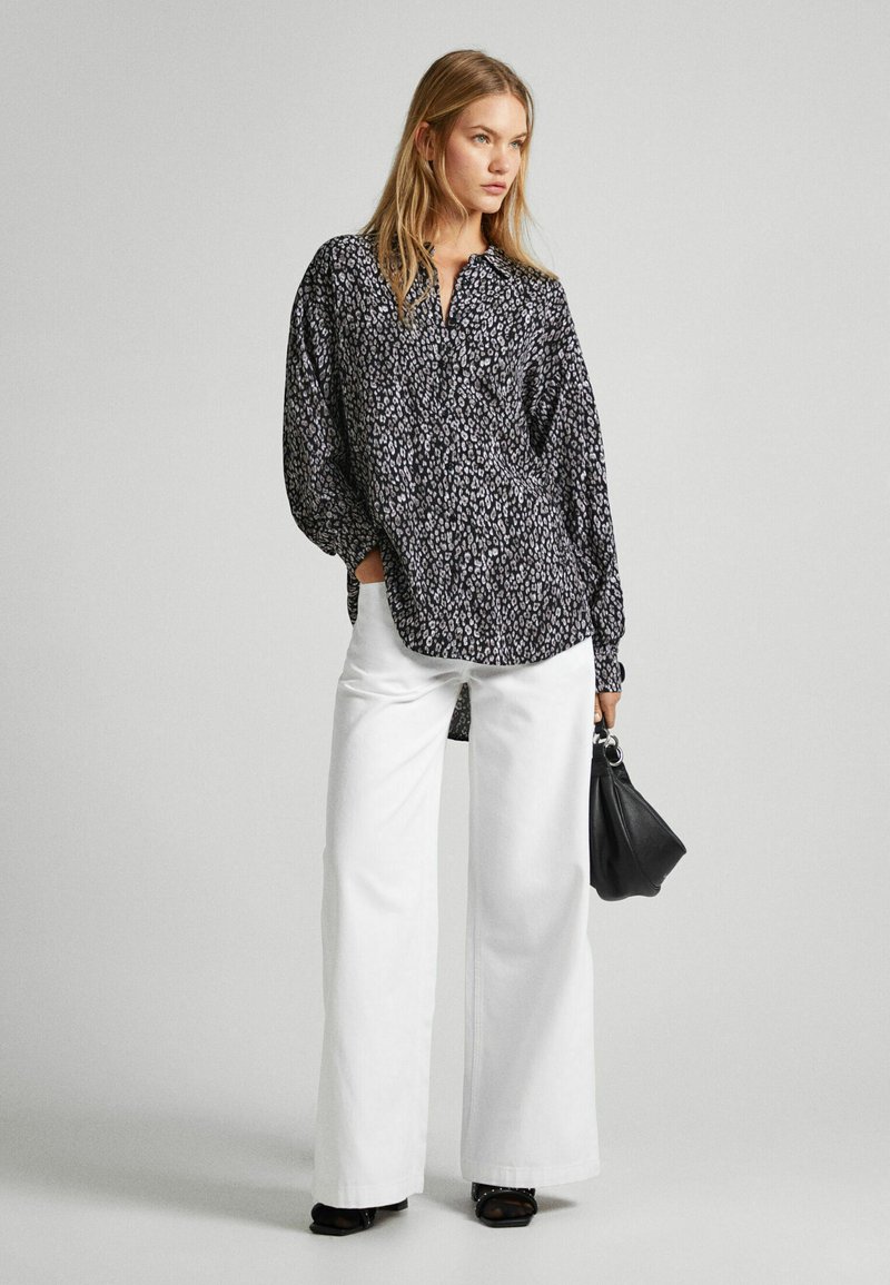 Pepe Jeans Overhemdblouse zwart Pepe Jeans Overhemdblouse zwart