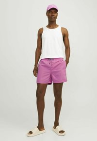 Jack & Jones JPSTFIJI JJSWIM SOLID  - Bañador corto - strawberry moon