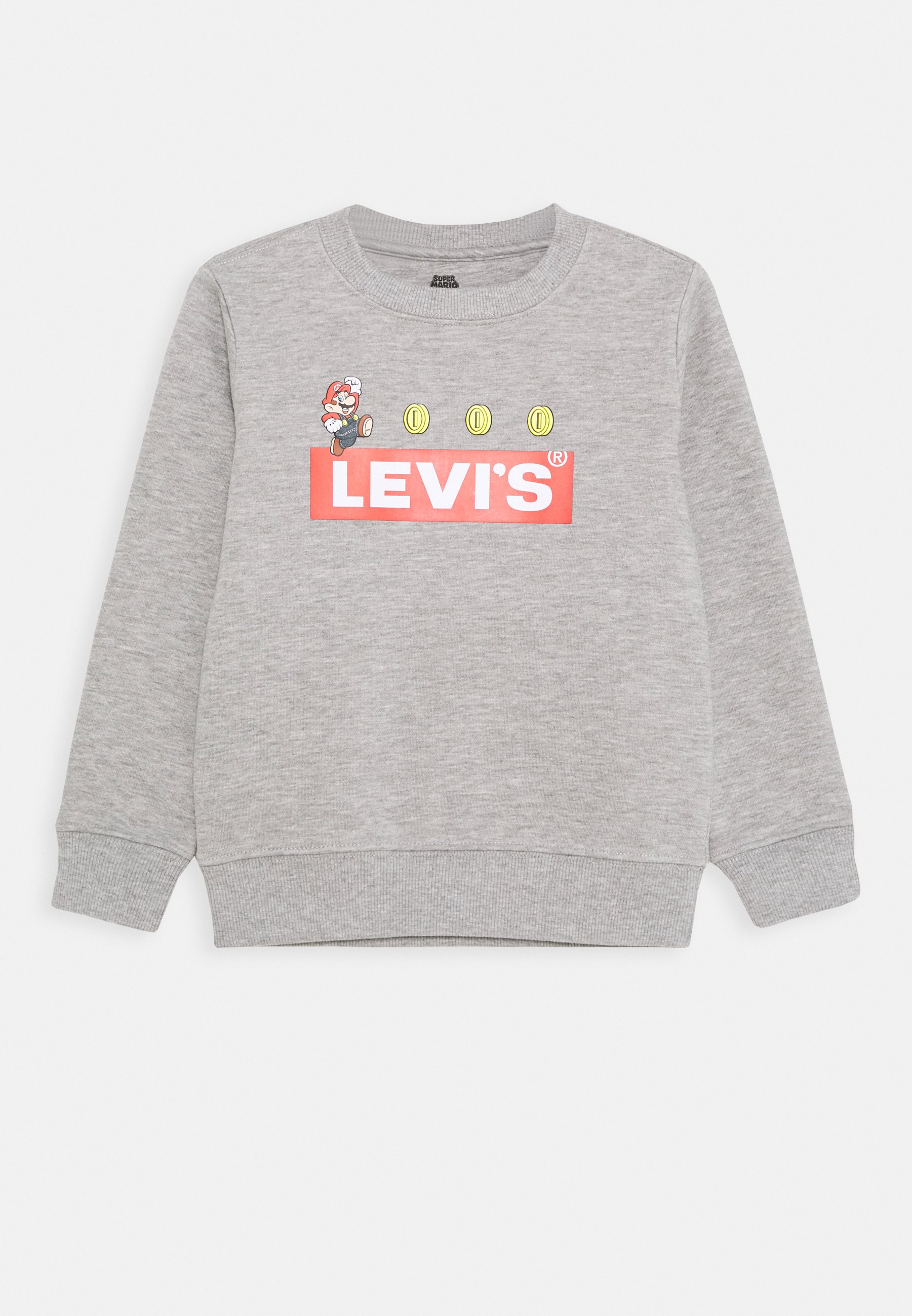 Levi's® MARIO COIN CREWNECK Sweater grey heathergrijs Levi's® MARIO COIN CREWNECK Sweater grey heathergrijs