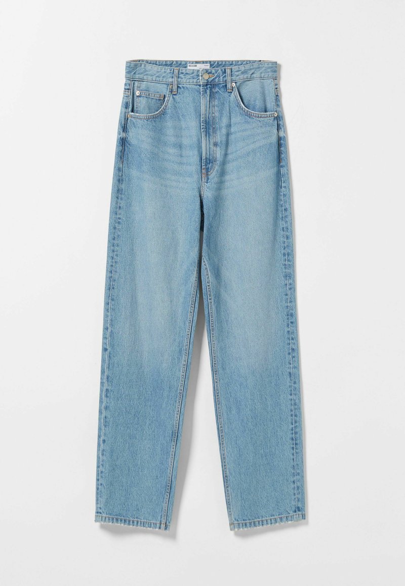 Bershka Straight leg jeans lichtblauw denim Bershka Straight leg jeans lichtblauw denim