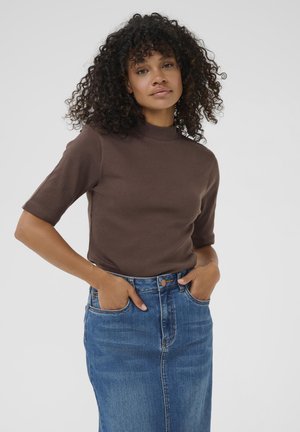 KACARLA TURTLENECK - T-shirts basic - chocolate brown