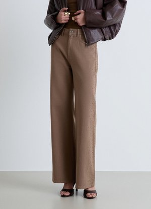 Calliope JEAN TINTA UNITA - Jeans baggy - beige scuro