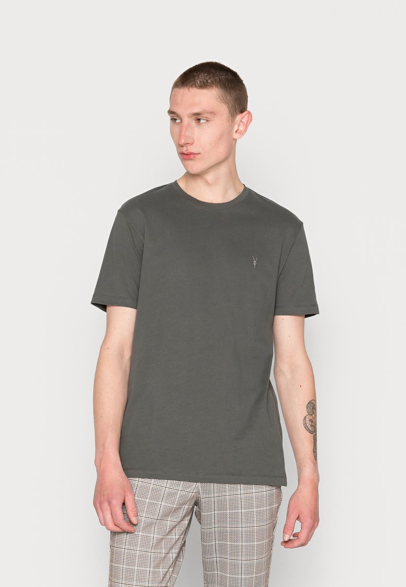 AllSaints BRACE CREW - T-shirt básica - sacremento green