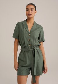 WE Fashion - Jumpsuit - dark green Thumbnail Image 1