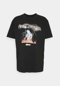 INFERNO UNISEX - T-shirt estampada - black
