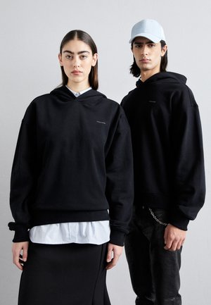 RELAXED UNISEX - Kapuzenpullover - black