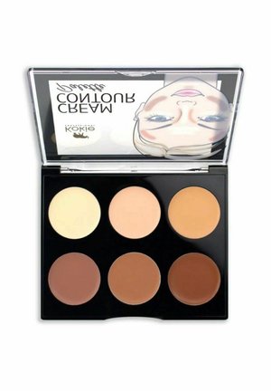 KOKIE CREAM CONTOUR PALETTE - LIGHT/MEDIUM - Contouring Product - multicolor