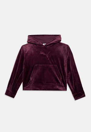 Puma, ELEVATED RELAXED HOODIE UNISEX - Суитшърт с качулка - ruby noir