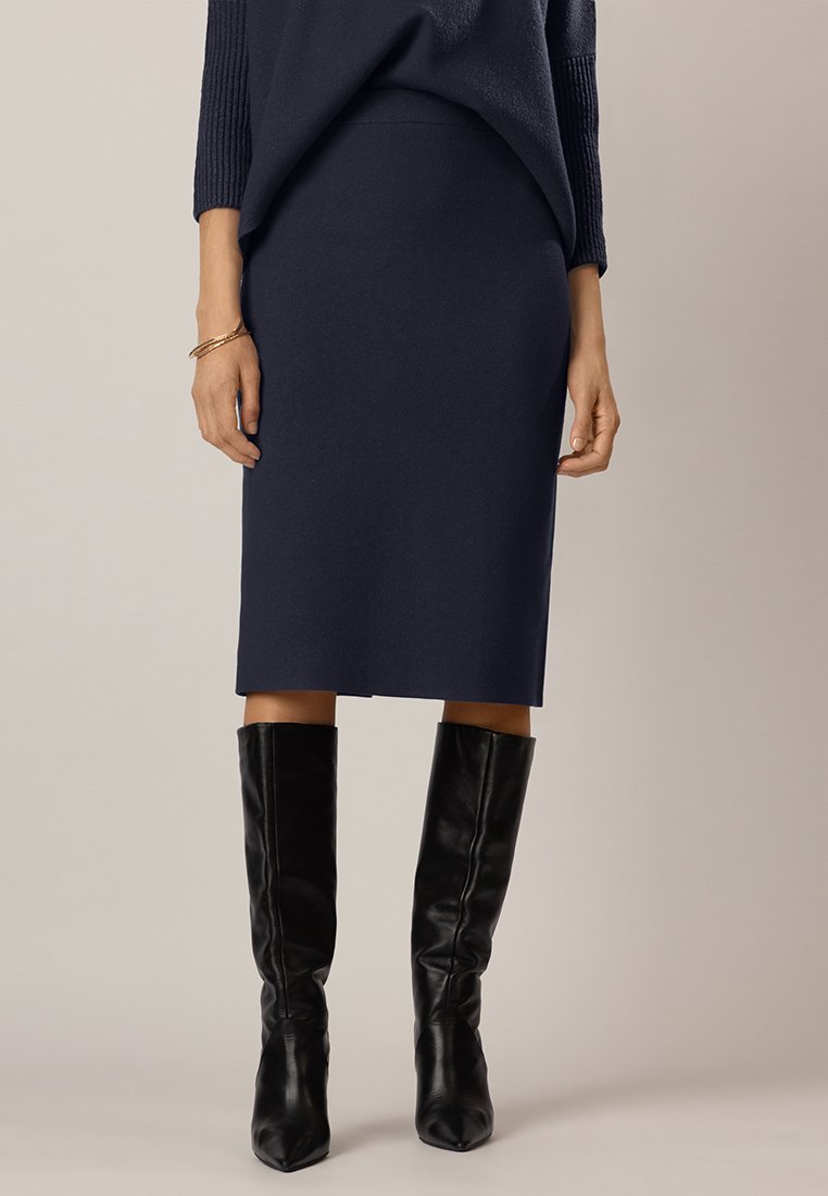 Apart Kokerrok donkerblauw