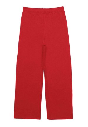 WIDE-LEG  - Tepláky - red