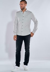 Emilio Adani Hemd - silbergrau