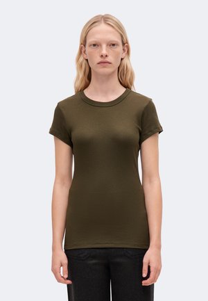 Filippa K, TEE - Обикновена тениска - dark moss green
