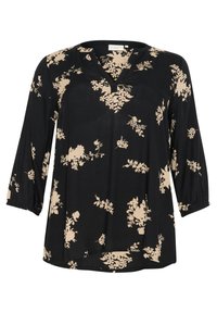 Unausgewählt, black brown flower print