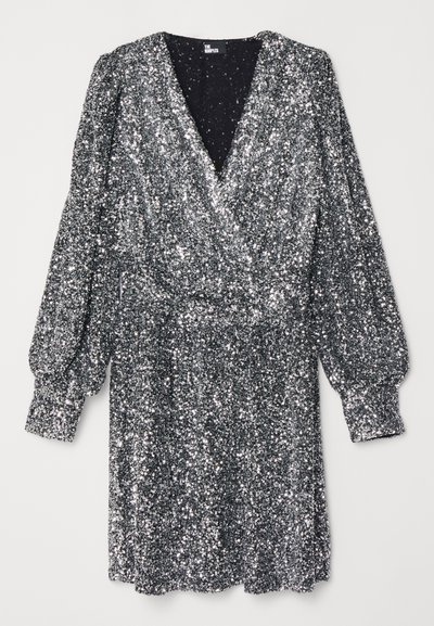 The Kooples ROBE - Robe de soirée - silver-coloured