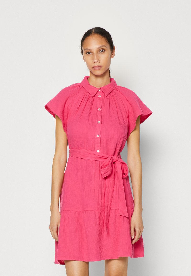 GAP MINI SHIRTDRESS Shirt dress sizzling fuchsia/neon pink
