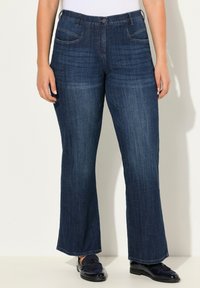 Ulla Popken STRETCH - Džíny Bootcut - rinsed wash