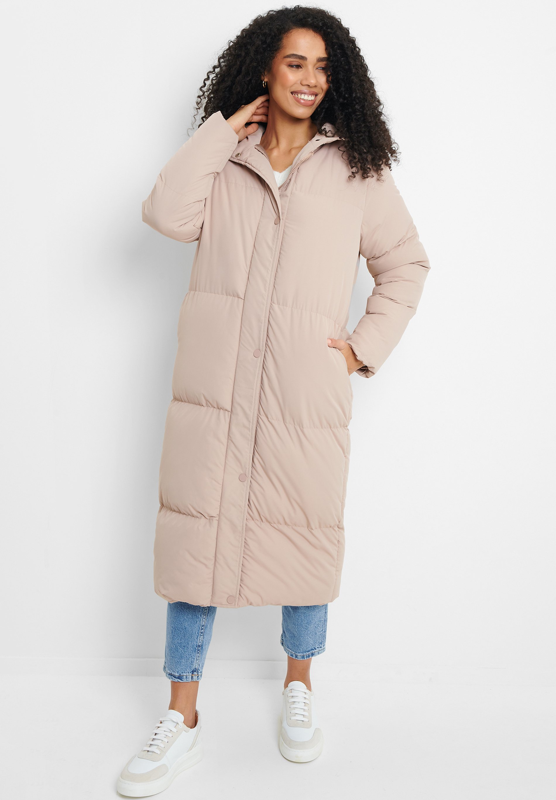 threadbare jodie longline puffer coat