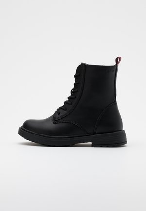 Geox Stivaletti stringati - black