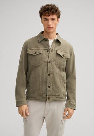 JUST - Jeansjacke - oliv