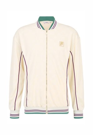 Fila Giubbotto Bomber - antique white f box monogram aop