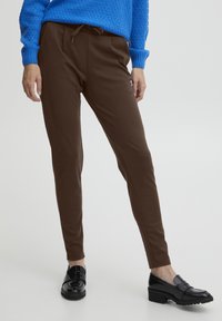 ICHI Träningsbyxor - light brown