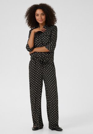 Kaffe KARUTIE - Mono - black tie/dot aop