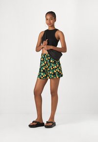 Even&Odd - 2 PACK - Shorts - black/multi-coloured Thumbnail Image 1