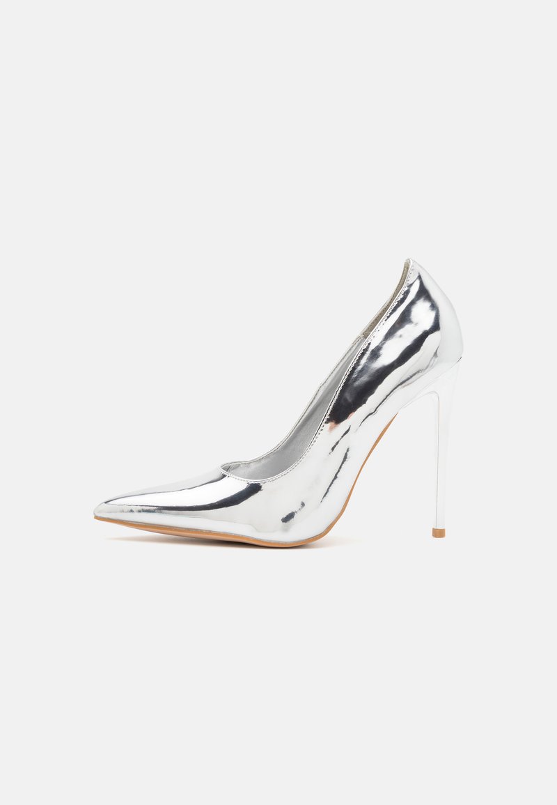 Simmi London Hoge hakken zilverkleurig Simmi London Hoge hakken zilverkleurig