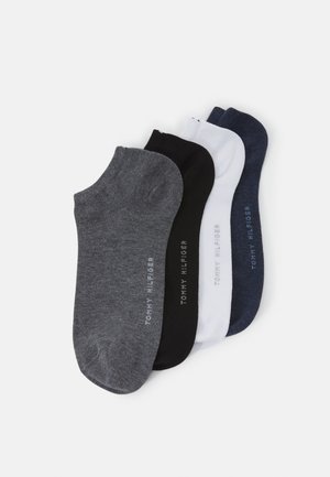 WOMEN SNEAKER 4 PACK - Socken - white/black/grey/jeans