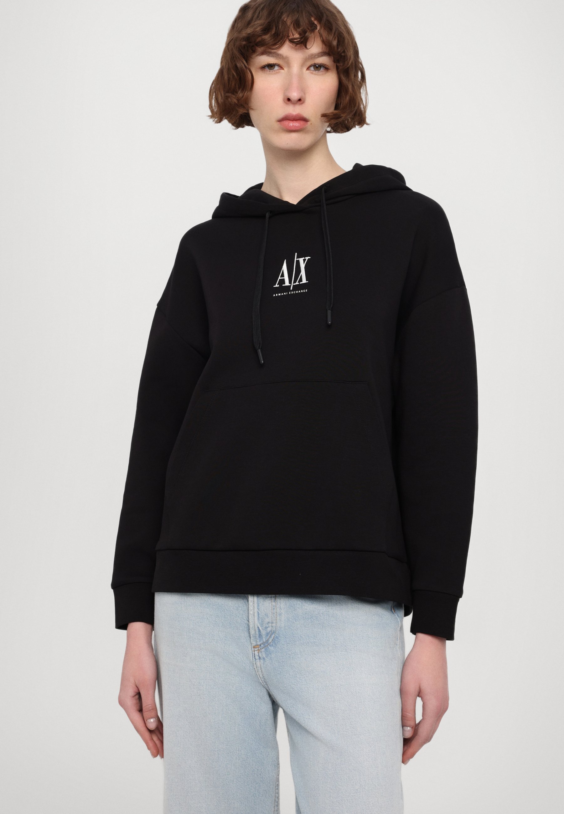 Armani Exchange Hoodie - black - Zalando.co.uk
